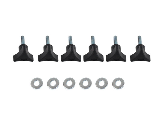 Jeep TJ Unlimited LJ Hardtop Screws 04-06 Wrangler TJ Unlimited Textured Black Kentrol