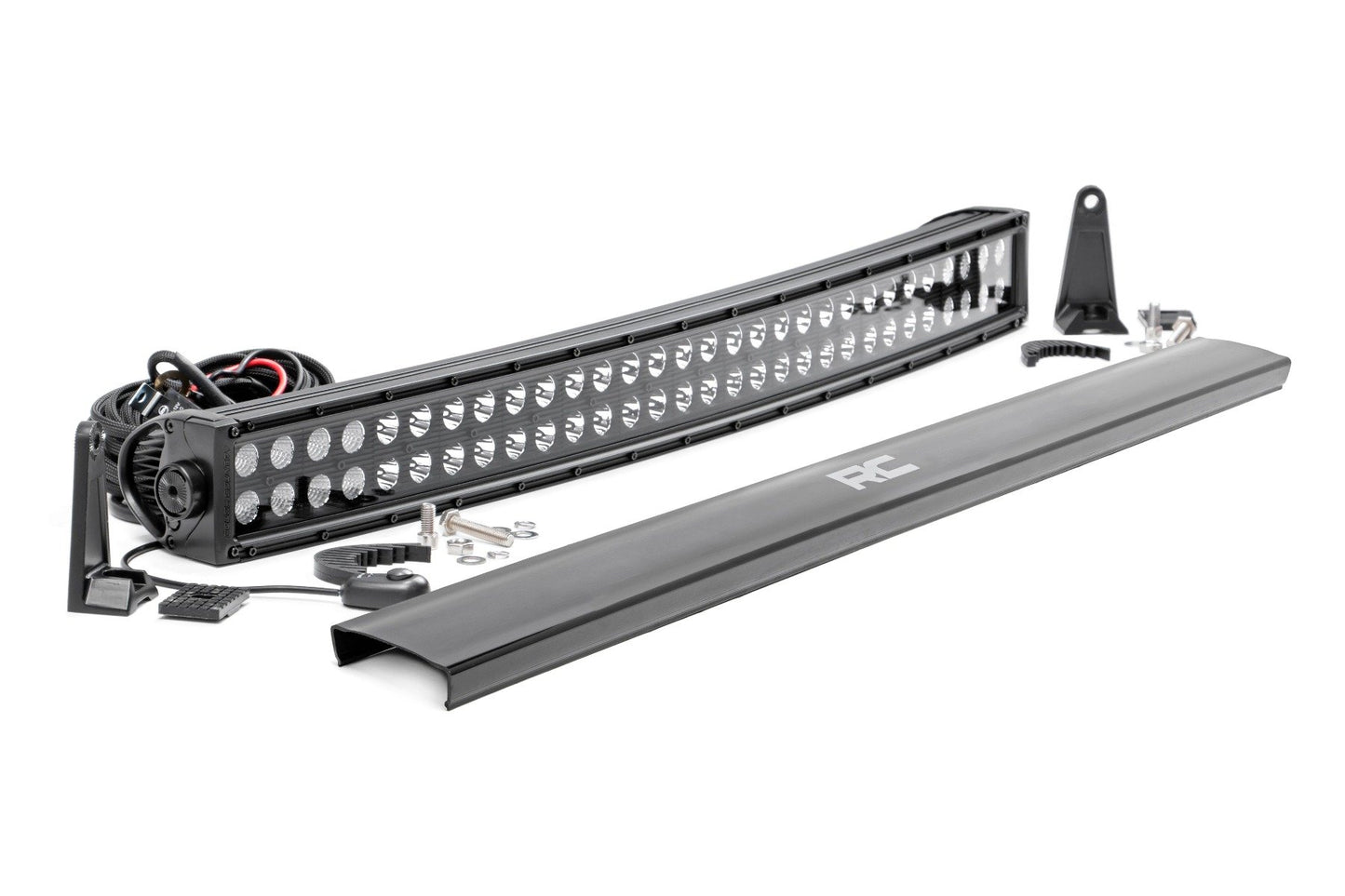 30 Inch Black Series LED Light Bar - Curved - Dual Row