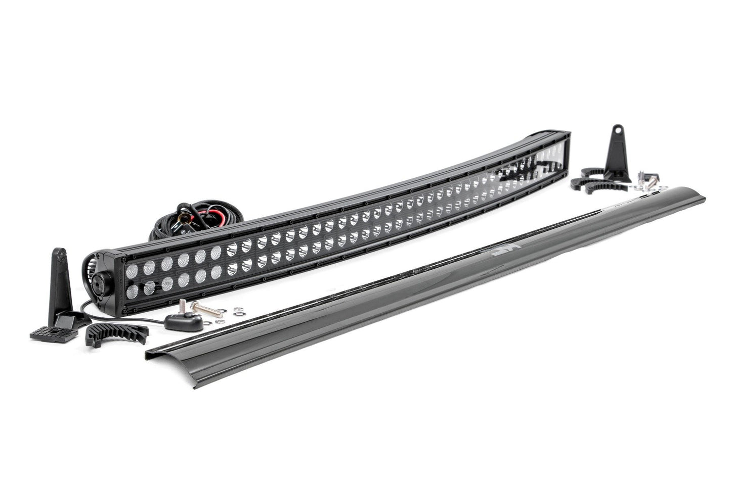 40 Inch Black Series LED Light Bar - Curved - Dual Row