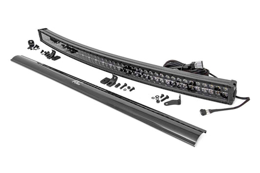 50 Inch Black Series LED Light Bar - Curved - Dual Row - Cool White DRL