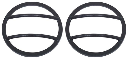 Jeep JK Front Marker Covers Pair 07-18 Wrangler JK Textured Black Kentrol