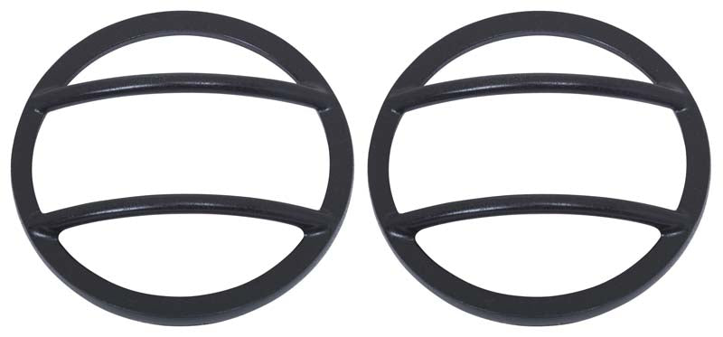 Jeep JK Fog Light Cover Pair 07-18 Wrangler JK Textured Black Kentrol