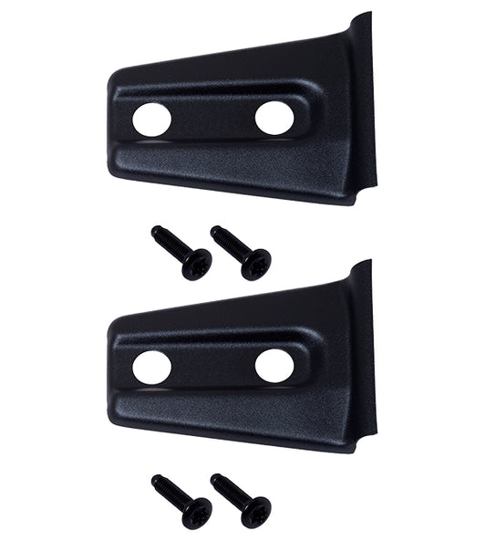 Jeep JK Hood Hinge Overlays Pair 07-18 Wrangler JK Textured Black Kentrol