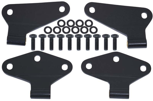 Jeep JK Body Door Hinge Set 4 Pieces 2 Door 07-18 Wrangler JK Textured Black Kentrol