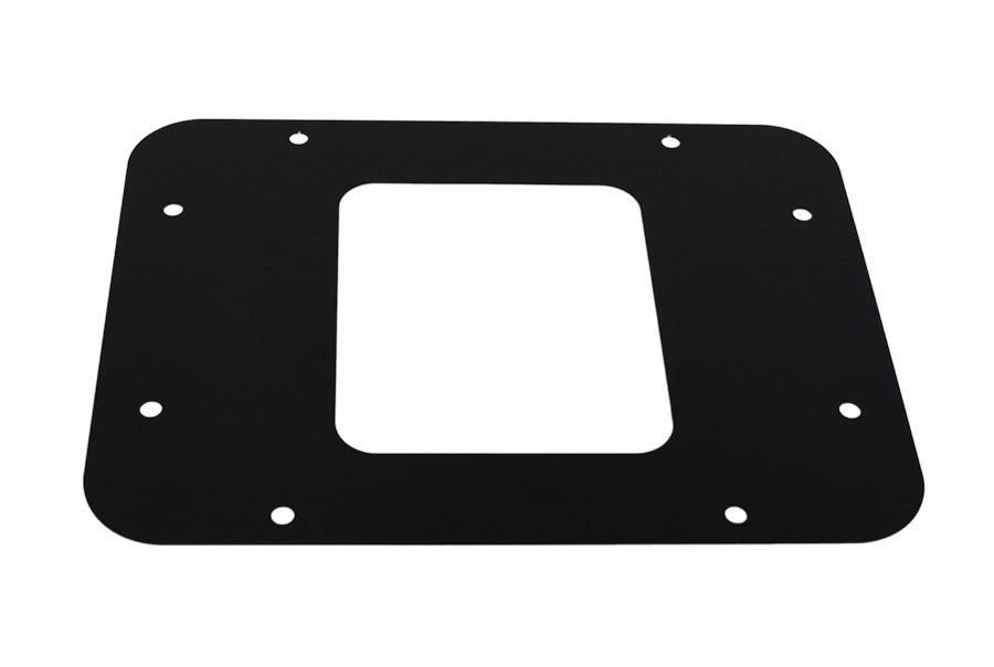 Jeep JK BackSide License Plate Mount with LED's 07-09 Wrangler JK Textured Black Kentrol