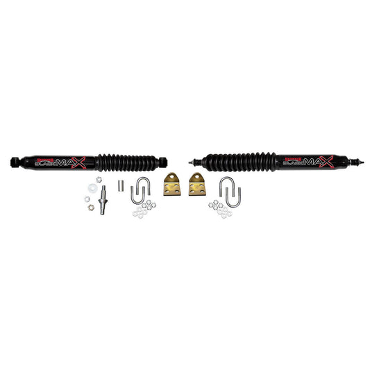 Steering Stabilizer Dual Kit Black Dual Kit 97-06 Jeep TJ Skyjacker