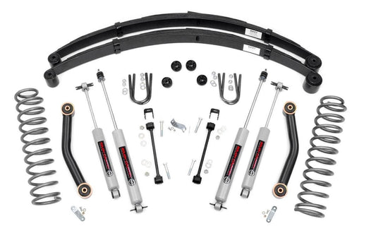 4.5 Inch Lift Kit - RR springs - Jeep Cherokee XJ 2WD/4WD (1984-2001)