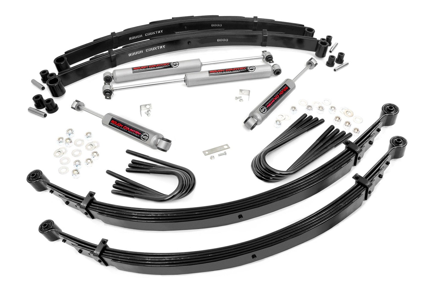 2 Inch Lift - 52 Inch Rear Springs - Chevy/GMC 3/4-Ton Suburban/C25/K25 Truck (77-87)