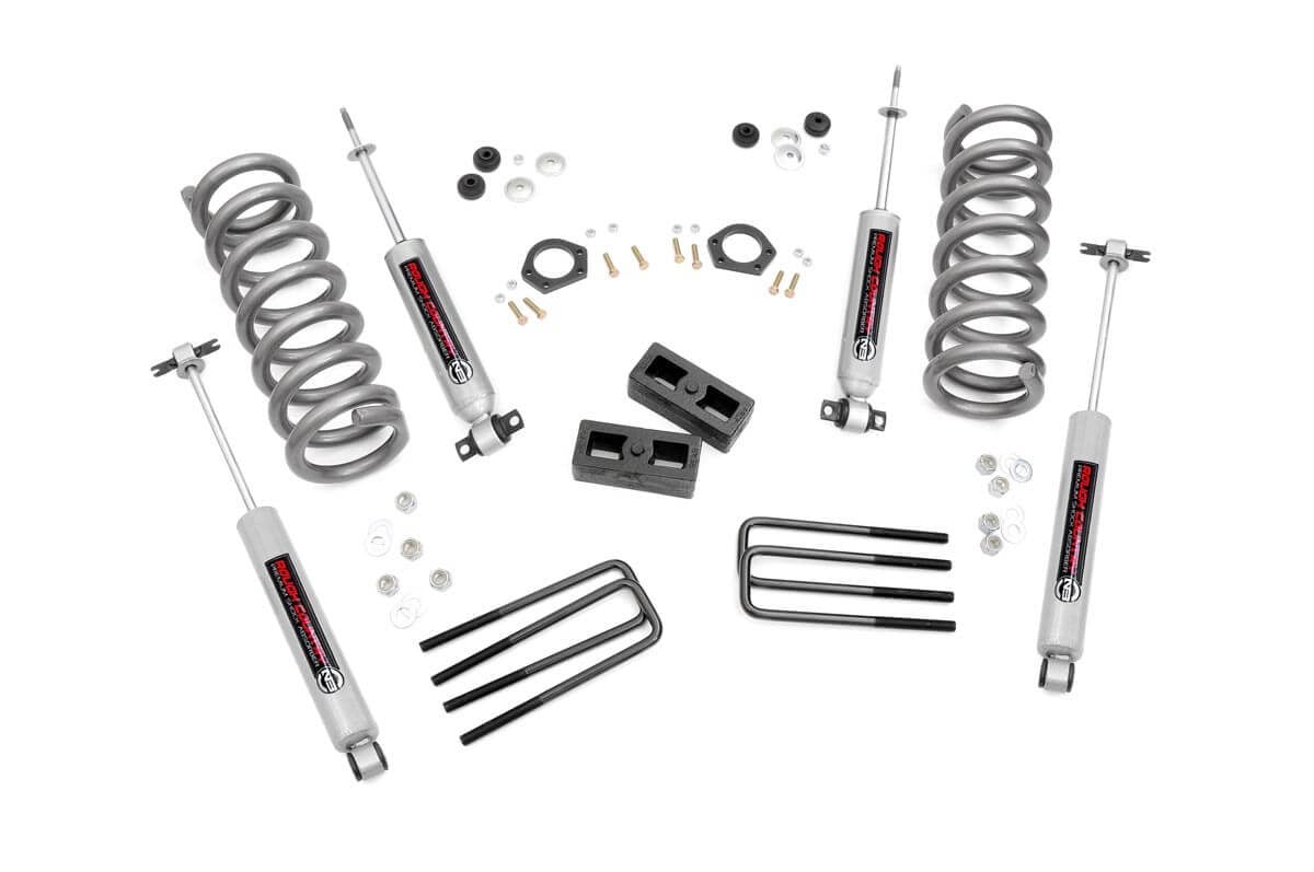 2 Inch Lift Kit - Chevy C1500/K1500 Truck & SUV 2WD (1988-1999)