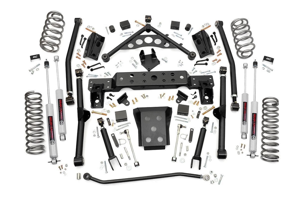 4 Inch Lift Kit - Long Arm - Jeep Grand Cherokee WJ 4WD (1999-2004)