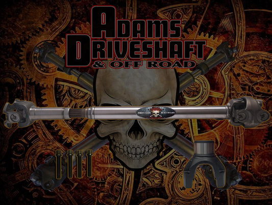 Adams Driveshaft JT Gladiator Overland Front 1350 CV Driveshaft OEM Flange Style Extreme Duty Series