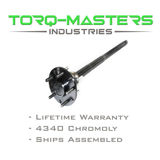 Torq-Masters Axles Chromoly Rear Axle Shaft Assembled Single Jeep XJ Chrysler 8.25 1996 and Newer - Drivers Side