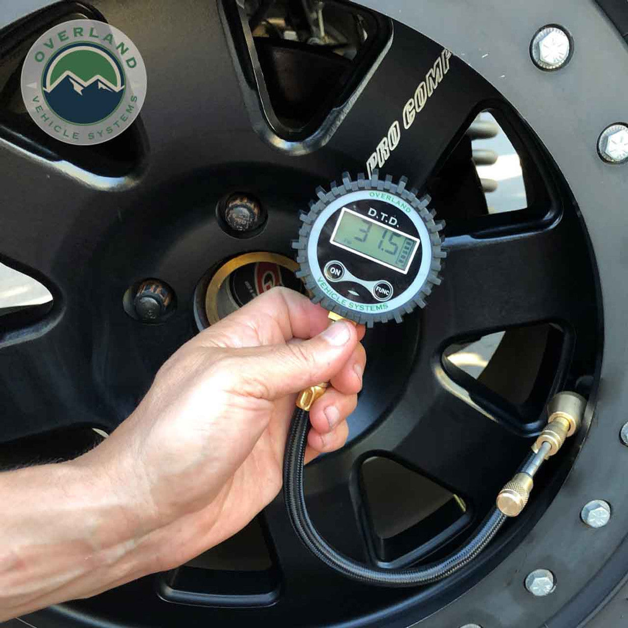 Combo Kit - Air Compressor, Digital Tire Deflator, and Digital Tire Gauge