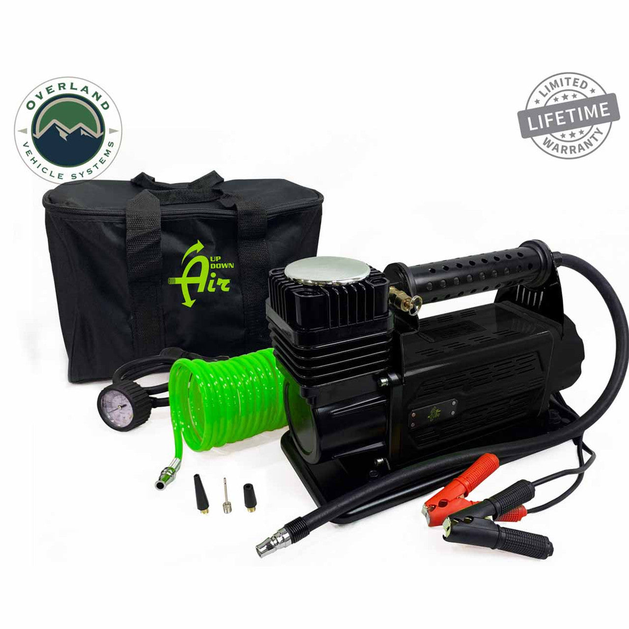 Combo Kit - Air Compressor, Digital Tire Deflator, and Digital Tire Gauge