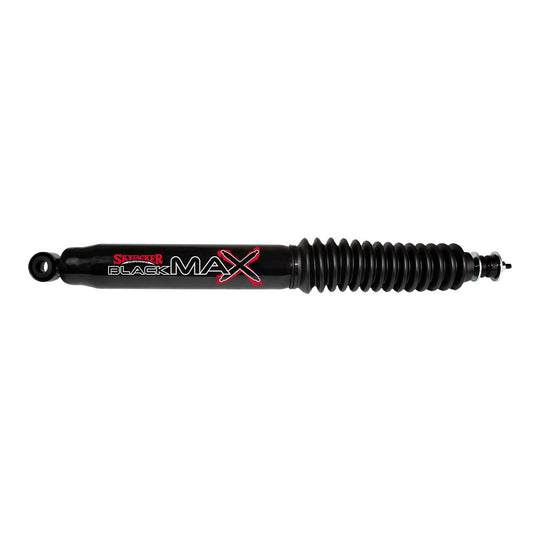 Black MAX Shock Absorber w/Black Boot 27.07 Inch Extended 15.94 Inch Collapsed 84-01 Jeep Cherokee 86-92 Jeep Comanche 93-98 Jeep Grand Cherokee 97-06 Jeep Wrangler 97-06 Jeep TJ Skyjacker