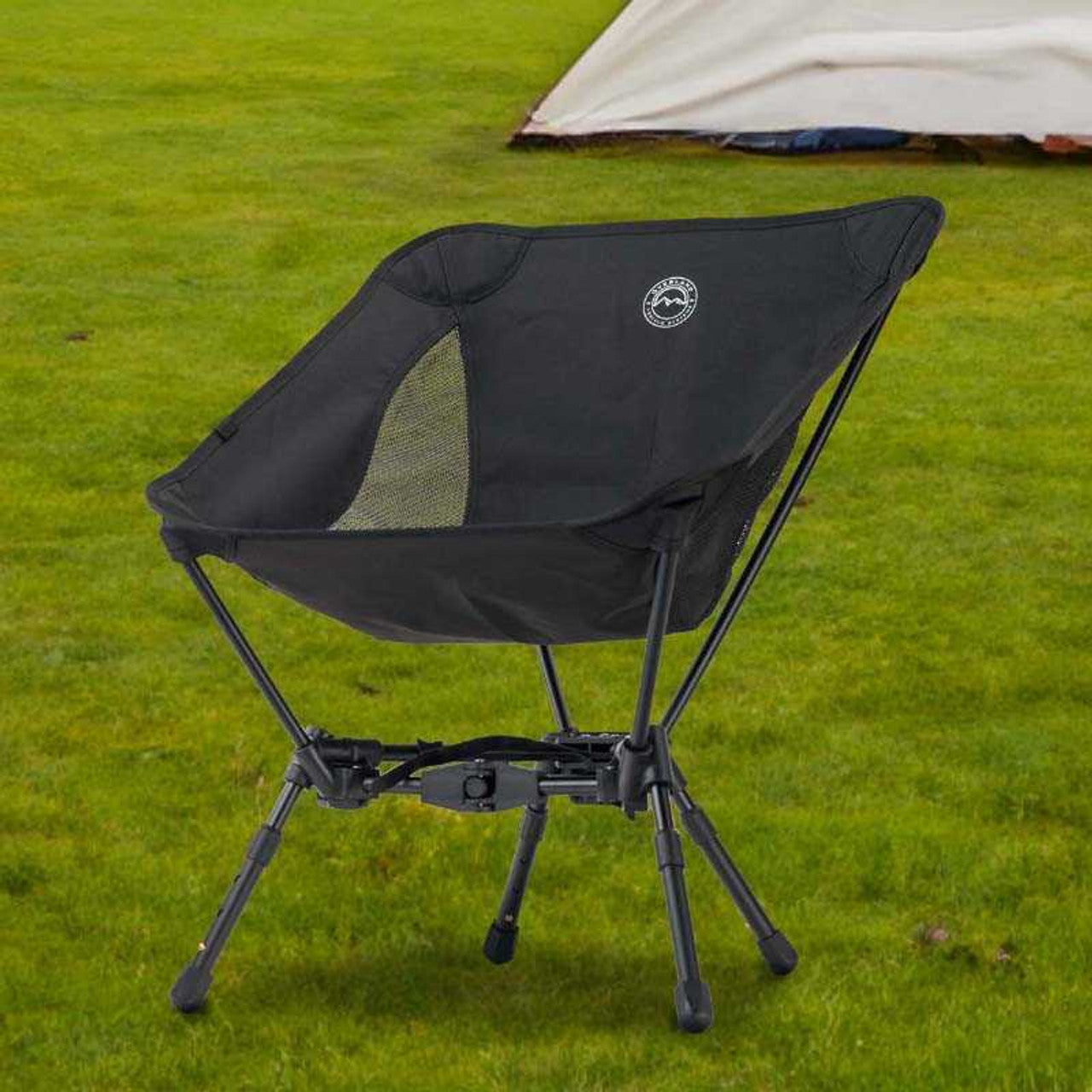 Compact Camping Chair with Collapsible Aluminum Frame