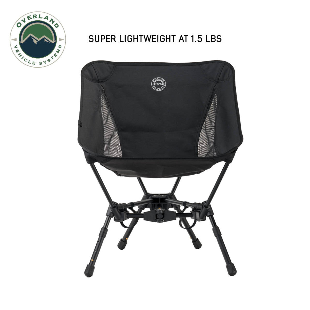 Compact Camping Chair with Collapsible Aluminum Frame