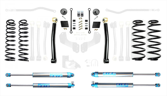 18-Present Jeep Wrangler JL 2.5 Inch Enforcer 4XE Lift Stage 2 with EVO SPEC King 2.0 Shocks EVO Manufacturing