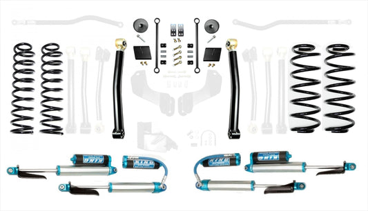 18-Present Jeep Wrangler JL 2.5 Inch Enforcer 4XE Lift Stage 2 with EVO SPEC King 2.5 Shocks with Adjusters EVO Manufacturing