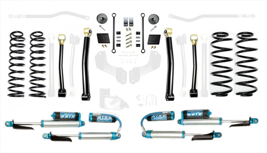 Jeep Wrangler JL 2.5 Inch Diesel Enforcer Lift Stage 3 with EVO SPEC King 2.5 Inch Shocks with Adjusters EVO Manufacturing