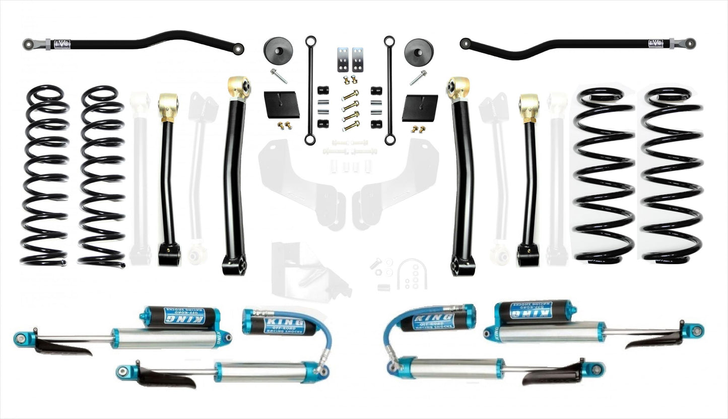 Jeep Wrangler JL 2.5 Inch Diesel Enforcer Lift Stage 3 Plus with EVO SPEC King 2.5 Inch Shocks EVO Manufacturing