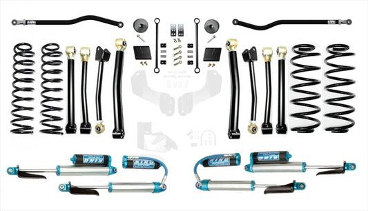 Jeep Wrangler JL 2.5 Inch Diesel Enforcer Lift Stage 4 Plus with EVO SPEC King 2.5 Inch Shocks with Adjusters EVO Manufacturing