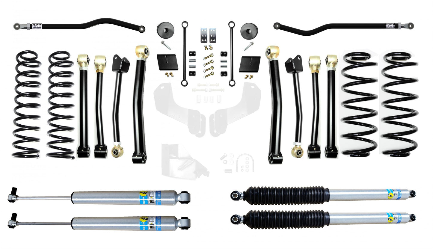 Jeep Wrangler JL 2.5 Inch Heavy Duty Enforcer Lift Stage 4 Plus with Bilstein Shocks EVO Manufacturing