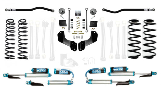 Jeep Wrangler JL 2.5 Inch Diesel Enforcer Overland Lift Stage 1 Plus with EVO SPEC King 2.5 Inch Shocks with Adjusters EVO Manufacturing