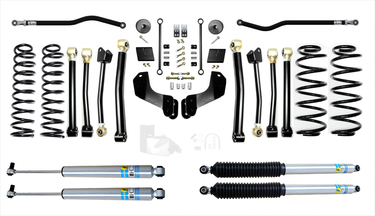 Jeep Wrangler JL 2.5 Inch Enforcer Overland Lift Stage 4 Plus with Bilstein Shocks EVO Manufacturing