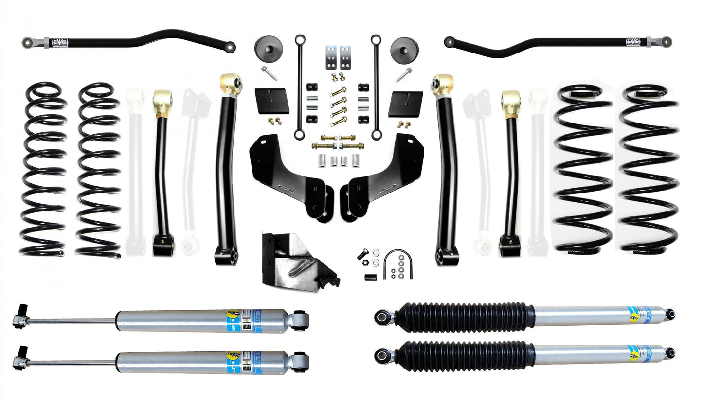 Jeep Wrangler JL 3.5 Inch Enforcer Overland Lift Stage 3 Plus w/ Bilstein Shocks EVO Manufacturing