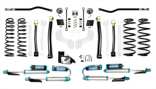 Jeep Wrangler JL Diesel 4.5 Inch Enforcer Lift Stage 3 Plus w/ EVO SPEC King 2.5 Inch Shocks with Adjusters EVO Manufacturing