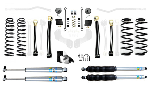 18-Present Jeep Wrangler JL 4.5 Inch Enforcer 4XE Lift Stage 3 w/ Bilstein Shocks EVO Manufacturing