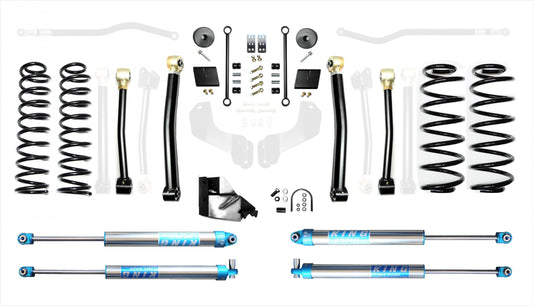 Jeep Wrangler JL 4.5 Inch Heavy Duty Enforcer Lift Stage 3 with EVO SPEC KING 2.0 Inch Shocks EVO Manufacturing