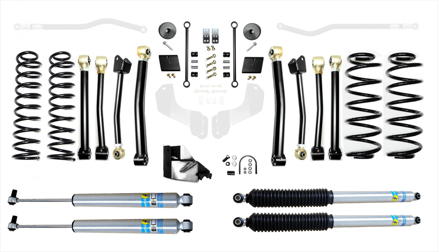 Jeep Wrangler JL Diesel 4.5 Inch Enforcer Lift Stage 4 w/ Bilstein Shocks EVO Manufacturing