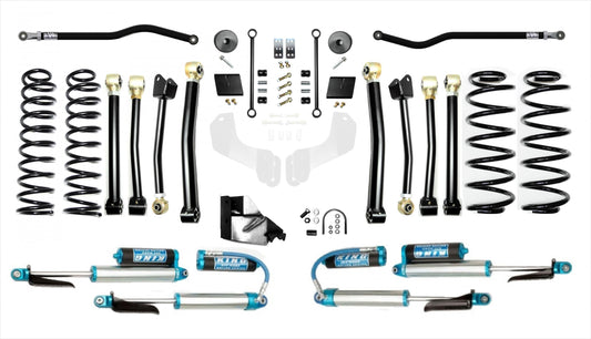 Jeep Wrangler JL 4.5 Inch Heavy Duty Enforcer Lift Stage 4 Plus w/ EVO SPEC King 2.5 Inch Shocks with Adjusters EVO Manufacturing