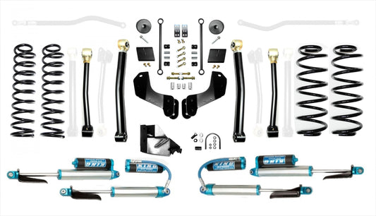 18-Present Jeep Wrangler JL 4.5 Inch Enforcer Overland 4XE Lift Stage 3 w/ EVO SPEC King 2.5 Shocks with Adjusters EVO Manufacturing