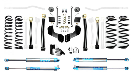 Jeep Wrangler JL 4.5 Inch Heavy Duty Enforcer Overland Lift Stage 3 with EVO SPEC KING 2.0 Inch Shocks EVO Manufacturing