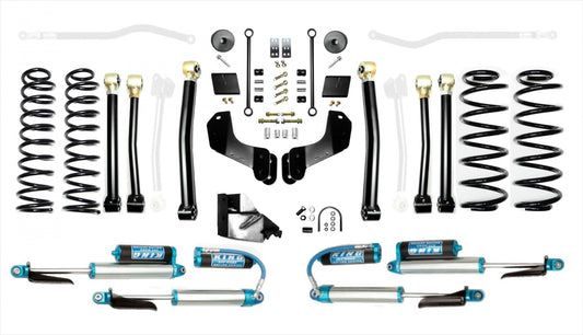 Jeep Wrangler JL 4.5 Inch Heavy Duty Enforcer Overland Lift Stage 4 w/ EVO SPEC King 2.5 Inch Shocks with Adjusters EVO Manufacturing