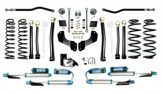 Jeep Wrangler JL 4.5 Inch Heavy Duty Enforcer Overland Lift Stage 4 Plus w/ EVO SPEC King 2.5 Inch Shocks with Adjusters EVO Manufacturing