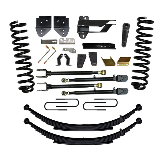 Class II Lift Kit 8.5 Inch Lift Includes Front Coil Springs Rear Leaf Springs Adjustable 4-Links 17-19 Ford F-250/ F-350 Super Duty Gas Skyjacker