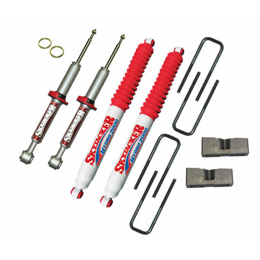 Suspension Lift Kit w/Shock 3 Inch Lift 04-08 Ford F-150 Incl. Front Struts Rear Blocks U Bolts Skyjacker