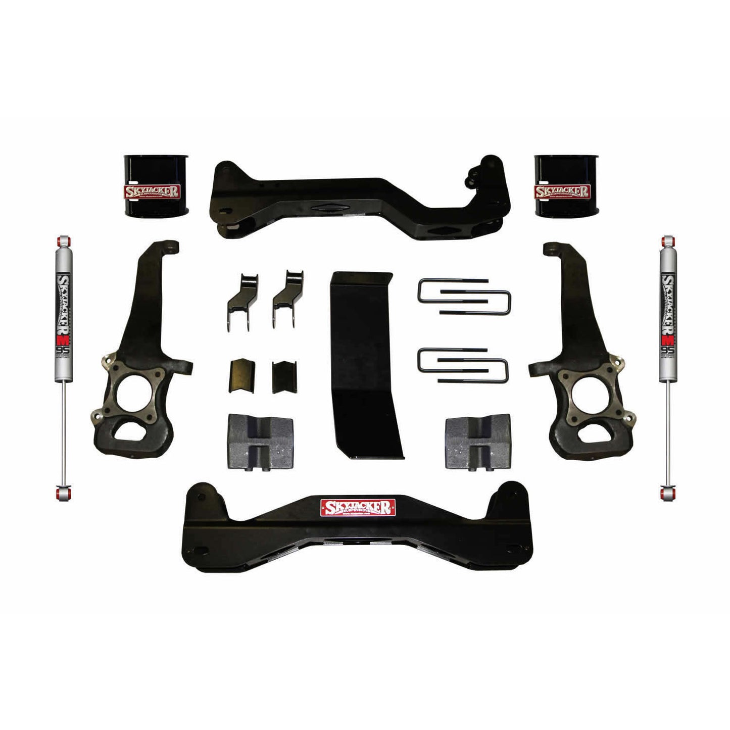 Suspension Lift Kit w/Shock w/M95 Monotube Shocks 6 Inch Lift 04-08 Ford F-150 Skyjacker