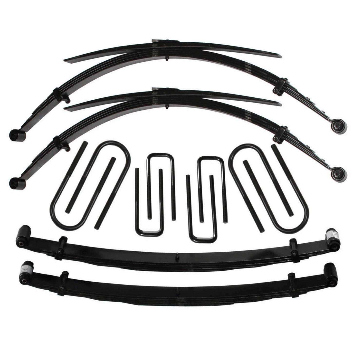 Lift Kit 6 Inch Lift 77-79 Ford F-250 Includes Front/Rear Leaf Springs Front/Rear U Bolt Kits Spring Bushing Kit Skyjacker