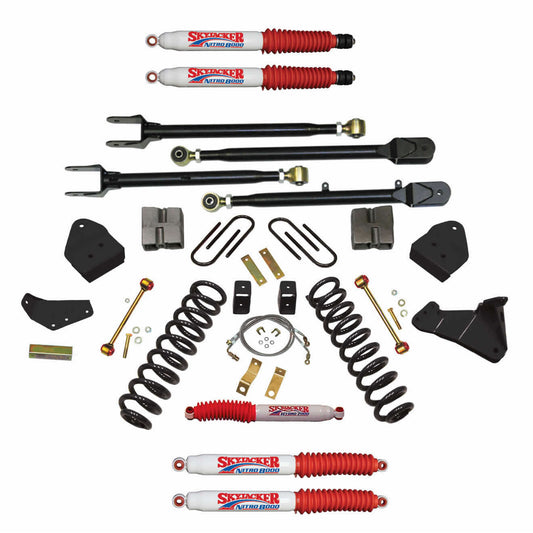 Suspension Lift Kit w/Shock Nitro Shocks 6 Inch Lift 08-10 Ford F-350 Super Duty Skyjacker