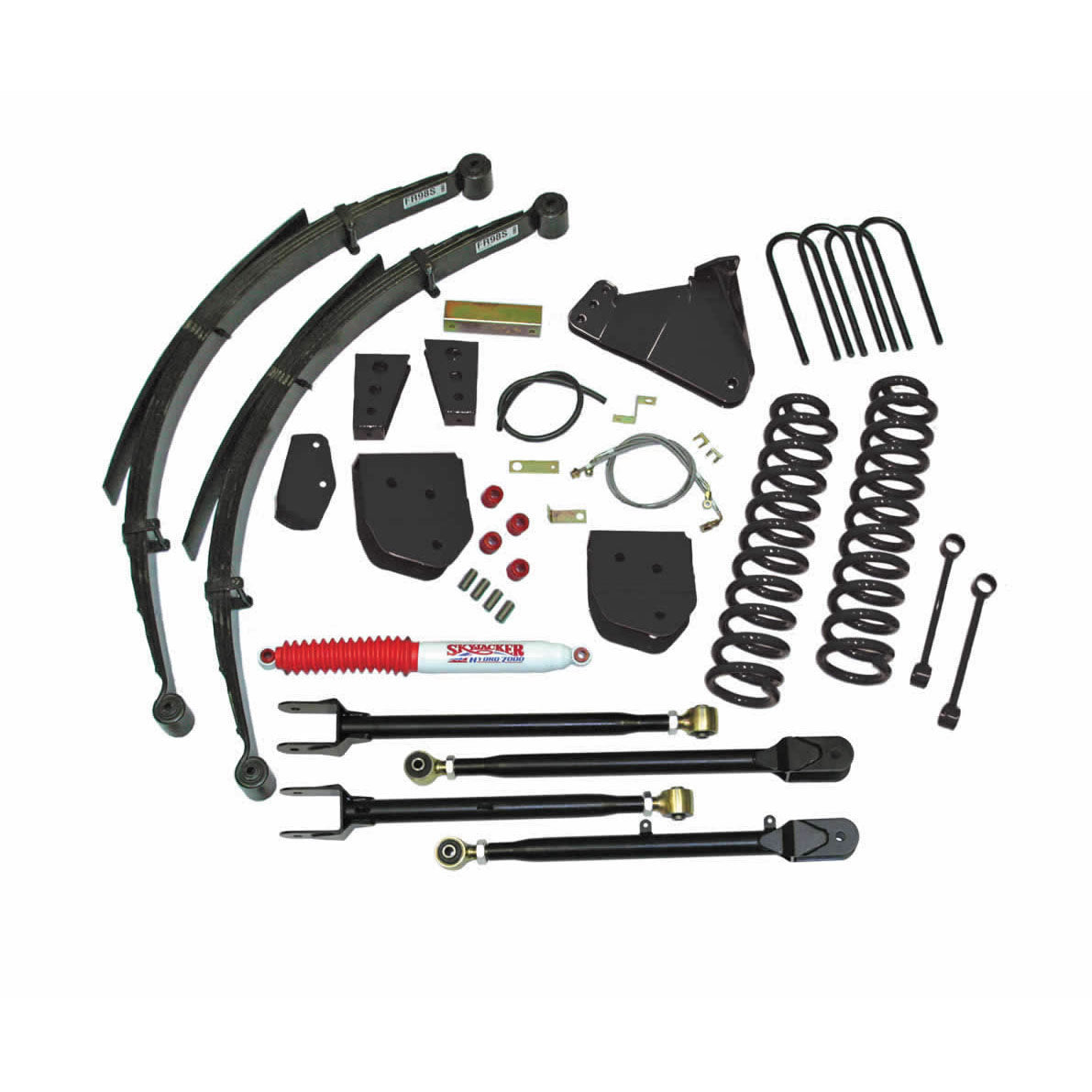 Class II Lift Kit 8 Inch Lift Incl Front Coils/Rear Springs 08-10 Ford F-250 Super Duty Skyjacker