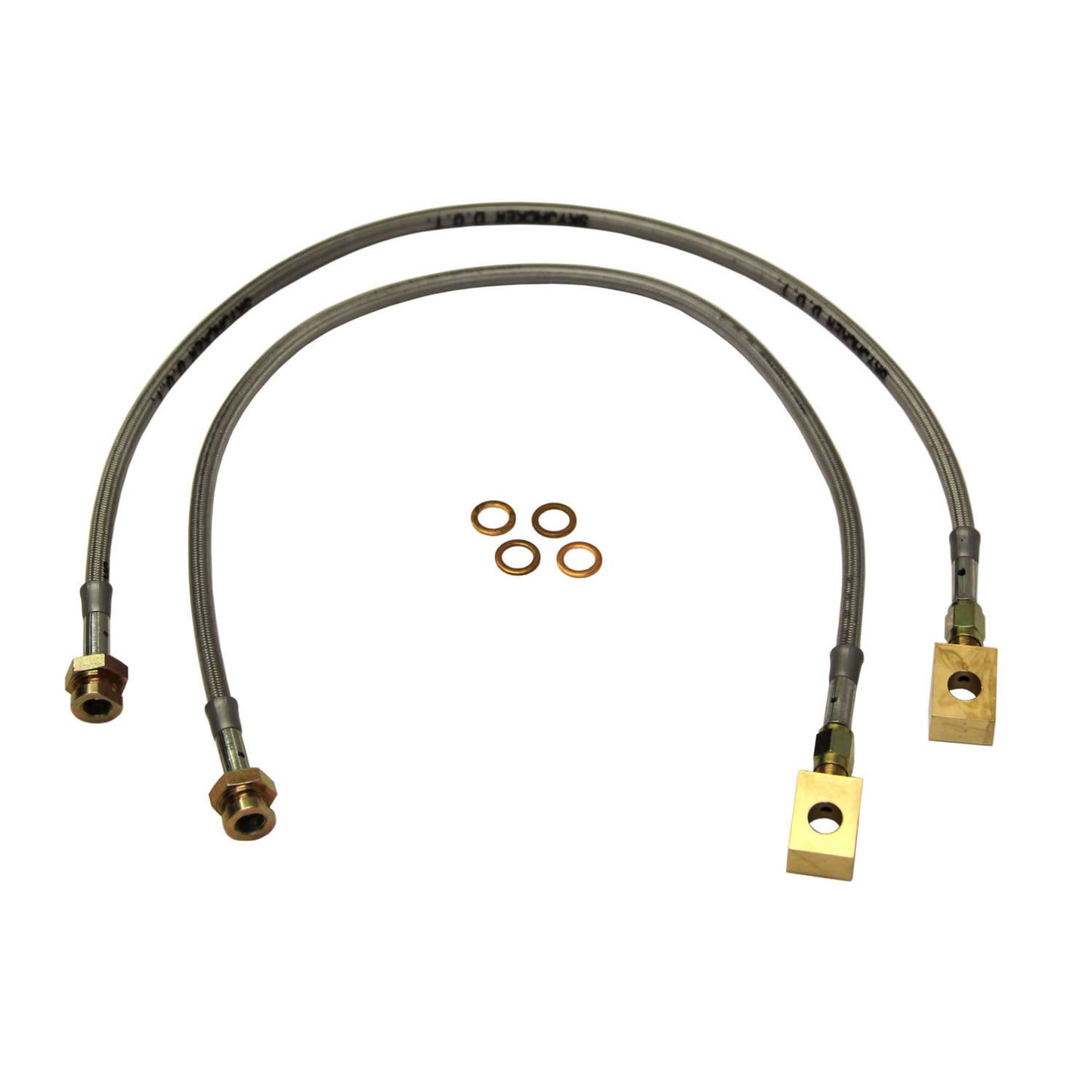 Stainless Steel Brake Line 79-91 Blazer/Pickup Front 7200 GVWR Or Less Lift Height 3-4 Inch Pair Skyjacker