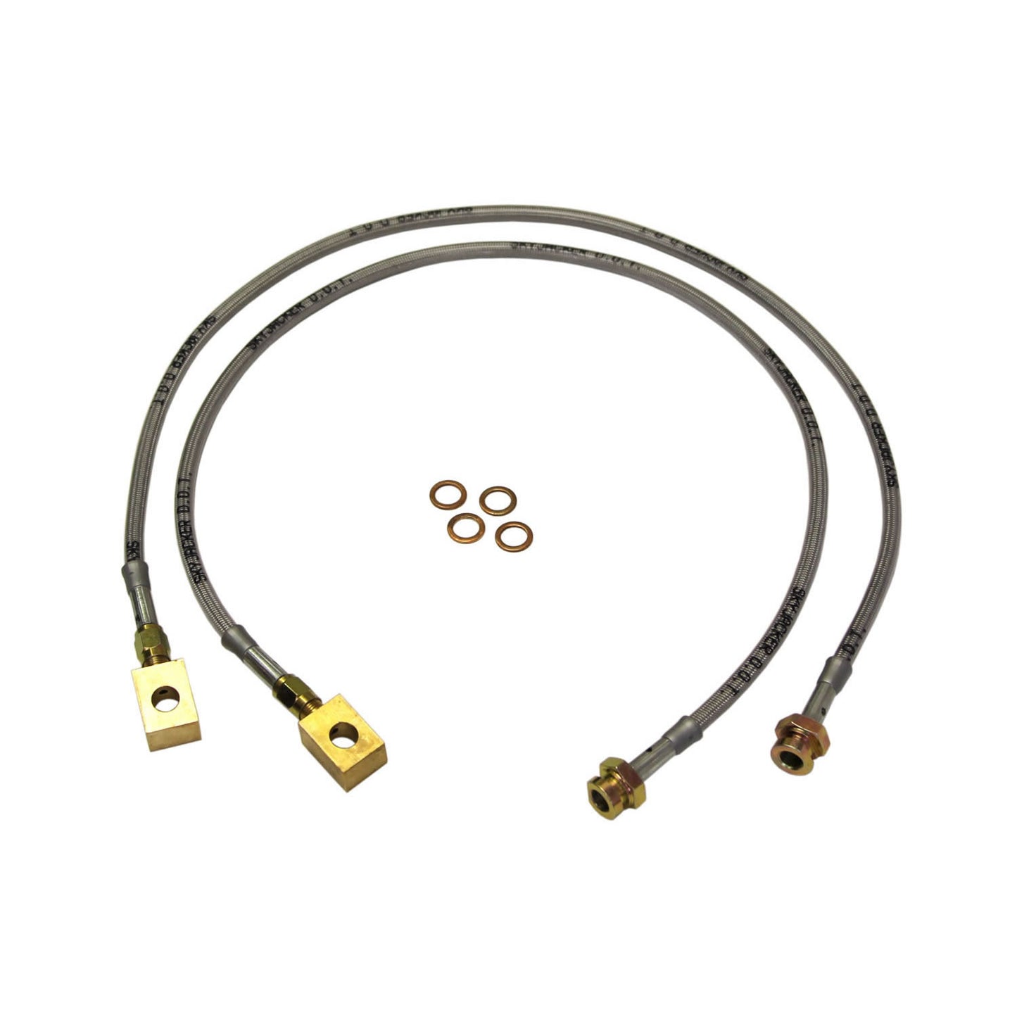 Stainless Steel Brake Line 79-91 Blazer/Pickup Front 7200 GVWR Or Less Lift Height 6-8 Inch Pair Skyjacker