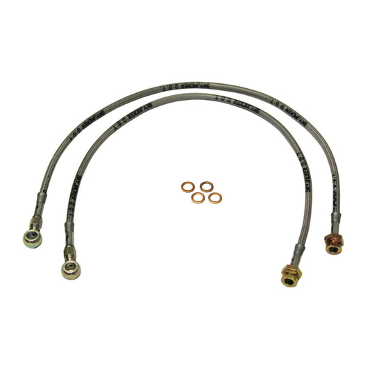 Stainless Steel Brake Line 79-91 Suburban Chevy/GMC Front 8600 GVWR Or Greater Lift Height 3-4 Inch Pair Skyjacker