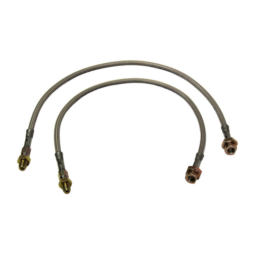 Jeep Stainless Steel Brake Line 76-81 CJ5/CJ7 Scrambler Front Lift Height 3-5 Inch Pair Skyjacker