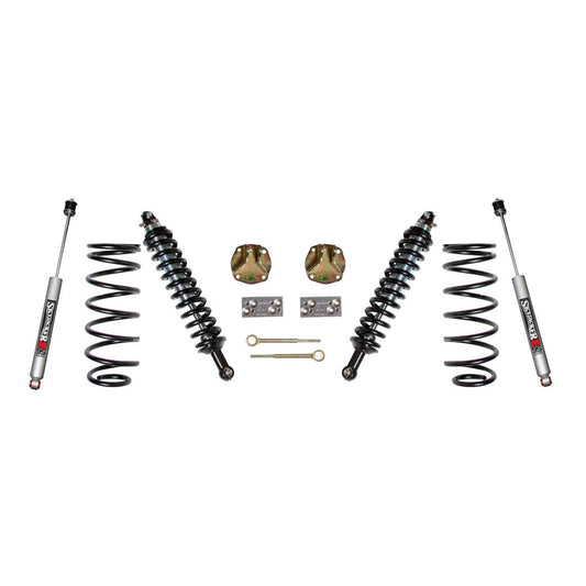 Suspension Lift Kit w/Shock 3 Inch Lift 07-14 Toyota FJ Cruiser Incl. Front Coil-Over Shocks Front Coil Springs Coil-Over Shock Brackets Rear Coil Spring Rear Sway Bar Link Rear M95 Monotube Shock Skyjacker